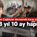 Atlas Çağlayan cinayeti davasında karar çıktı: Suça sürüklenen çocuk sanığa 18 yıl 10 ay hapis!