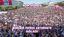 Türkiye Ferdi Zeyrek’e ağladı! Binler cenazeye akın etti