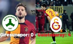 Giresunspor Galatasaray Maç özeti (0-4) ve golleri Bein Sports izle Giresun GS maçı özet seyret linki