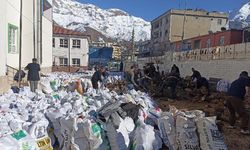 Deprem bölgesindekilerin ısınma ihtiyacı için Sason'da odun seferberliği