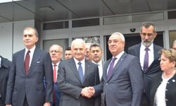 Binali Yıldırım'dan DSP'ye ziyaret!