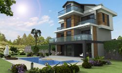 Ankara Gölbaşı'nda icradan satılık 3 katlı villa