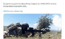 MSB: Barış Pınarı bölgesinde 1 terörist teslim oldu