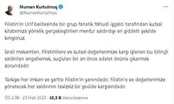 TBMM Başkanı Kurtulmuş, Filistin'de Kur'an-ı Kerim'e saldırıyı kınadı