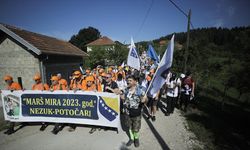 Srebrenitsa'da  'Barış Yürüyüşü' başladı
