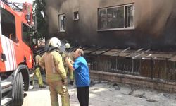 Avcılar’da boşaltılan binada yangın