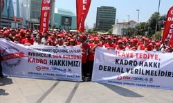 İstanbul'da belediye işçileri talepleri için iş bıraktı