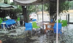 Kağızman'da dolu, Diyadin'de yağmur