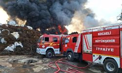 Kocaeli'deki geri dönüşüm tesisinde yangın