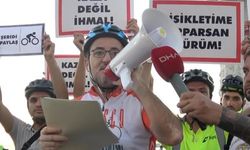 Otomobil çarpması sonucu ölen bisikletli, İzmir'de anıldı