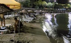 Sıcaklardan bunalan vatandaşlar sahillere akın etti