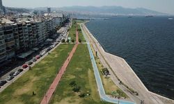 Sıcaklık uyarısı yapıldı: İzmir Kordon boş kaldı