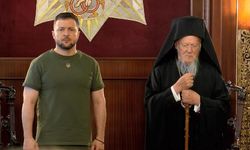 Zelenski'den Fener Rum Ortodoks Patrikhanesi'ne ziyaret