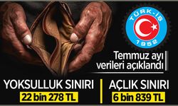 Türk-İş'ten Temmuz Ayı Verileri: Asgari Ücret Açlık Sınırının Altında Kaldı
