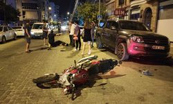 İki motosikletin çarpıştığı kazada iki kişi yaralandı