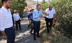 Başkan Eroğlu; Örtmeliönü Mahalelesi'nde incelemelerde bulundu