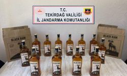 Çerkezköy'de kaçak içki ele geçirildi; 1 gözaltı