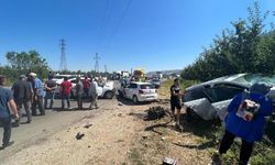 Isparta'da zincirleme kaza: 2'si çocuk 9 yaralı