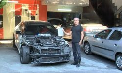 İstanbul'da servisteki hasarlı otomobile Çorlu'da trafik cezası kesildi iddiası