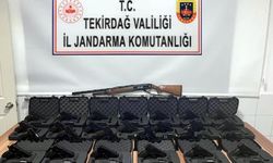 Jandarma operasyonunda 25 tabanca ele geçirildi