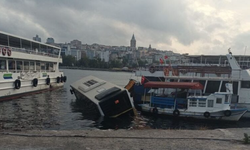 İstanbul'da kendi kendine denize düşen otobüs şaşkınlığı!