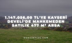 1.147.056,00 TL'ye Kayseri Develi'de mahkemeden satılık 477 m² arsa