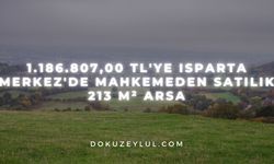 1.186.807,00 TL'ye Isparta Merkez'de mahkemeden satılık 213 m² arsa