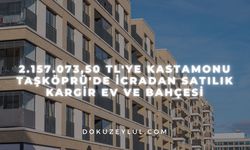 2.157.073,50 TL'ye Kastamonu Taşköprü'de icradan satılık Kargir Ev ve bahçesi