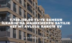 7.730.110,00 TL'ye Samsun İlkadım'da mahkemeden satılık 427 m² avlulu kargir ev