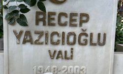 Merhum Vali Recep Yazıcıoğlu, Aydın'daki mezarı başında anıldı