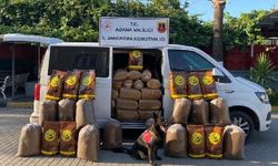 Adana'da şüphe üzerine durdurulan araçtan 755 kilo tütün ele geçirildi