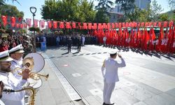 Atatürk'ün Trabzon'a gelişinin 99'uncu yıl dönümü törenle kutlandı