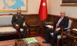 Bakan Güler, Azerbaycan Genelkurmay Başkanı Veliyev'i kabul etti