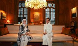 Emine Erdoğan, Katar Emiri Al Sani’nin annesi Nasır'la görüştü