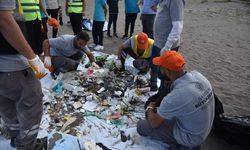 Samsun'da sahilde en fazla plastik atık toplandı