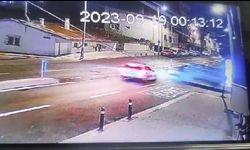 Sultanbeyli'de polisin yaralandığı kaza kamerada 