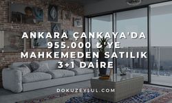 Ankara Çankaya'da 955.000 ₺'ye mahkemeden satılık 3+1 daire