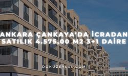 Ankara Çankaya'da icradan satılık 4.575,00 m2 3+1 daire