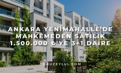 Ankara Yenimahalle'de mahkemeden satılık 1.500.000 ₺'ye 3+1 daire