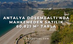 Antalya Döşemealtı'nda mahkemeden satılık 60.821 m² tarla