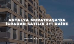 Antalya Muratpaşa'da icradan satılık 2+1 daire