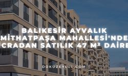 Balıkesir Ayvalık Mithatpaşa Mahallesi'nde icradan satılık 47 m² daire