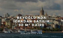 Beyoğlu'nda icradan satılık 90 m² daire