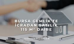 Bursa Gemlik'te icradan satılık 115 m² daire
