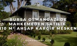 Bursa Osmangazi'de mahkemeden satılık 110 m² ahşap kargir mesken