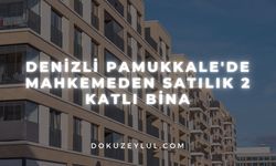Denizli Pamukkale'de mahkemeden satılık 2 katlı bina