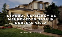 İstanbul Çekmeköy'de mahkemeden satılık dubleks villa