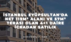 İstanbul Eyüpsultan'da net 119m² alanı ve 57m² terası olan 4+1 daire icradan satılık