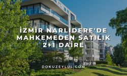 İzmir Narlıdere'de mahkemeden satılık 2+1 daire