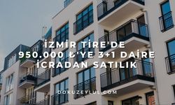 İzmir Tire'de 950.000 ₺'ye 3+1 daire icradan satılık